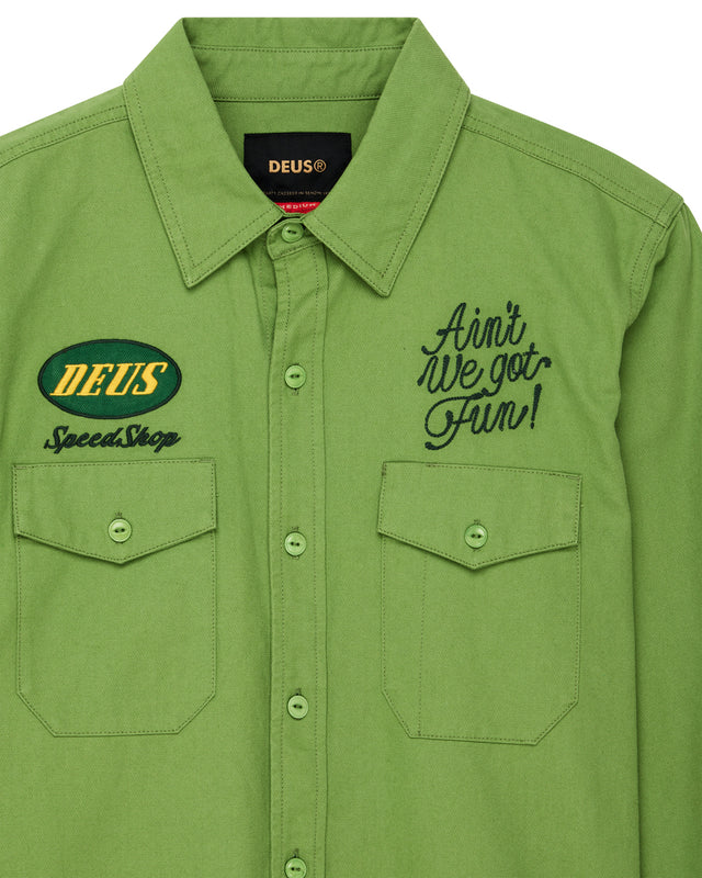 Camisa Tin Lizzie - Verde Zarcillo