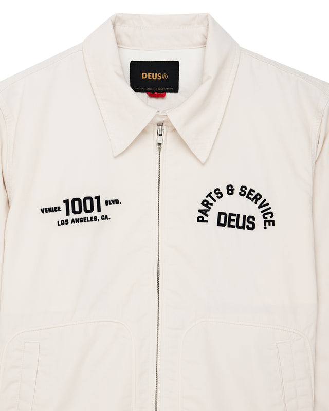 Chaqueta Teller Drizzler - Blanco vintage