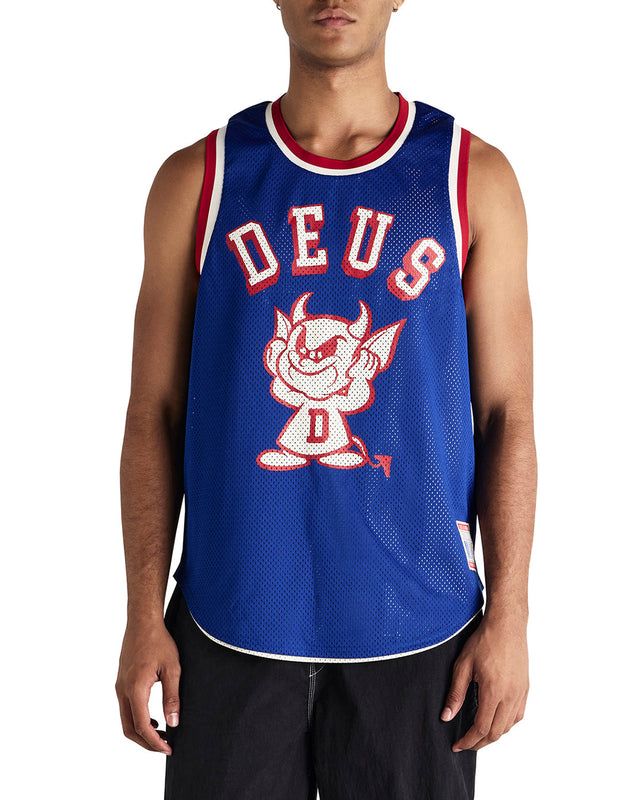 Back And Forth Jersey - Blueprint-Swan (Reversible)