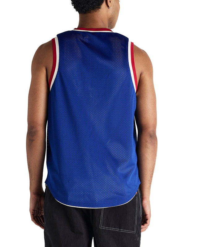 Back And Forth Jersey - Blueprint-Swan (Reversible)