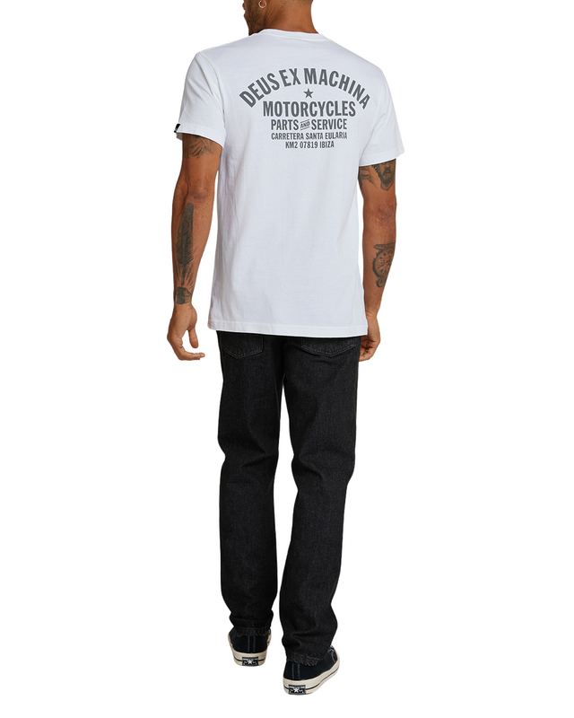 Ibiza Address Tee - White