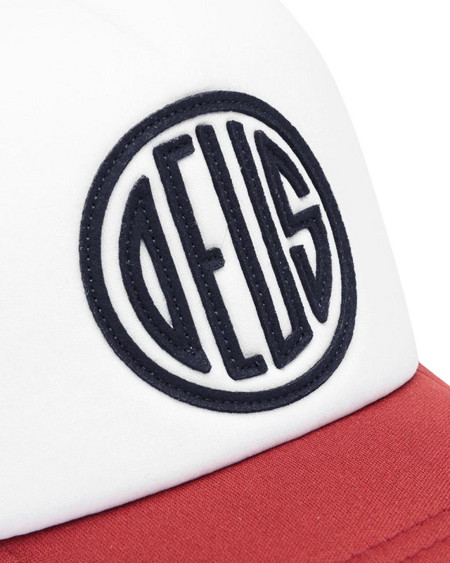 Pill Trucker - Red/Navy