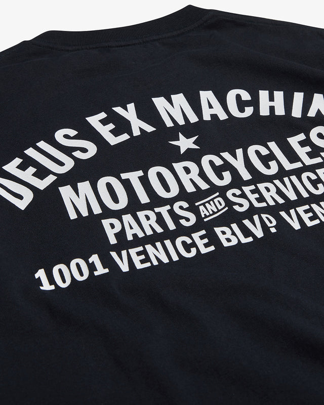 Venice Address Tee Black