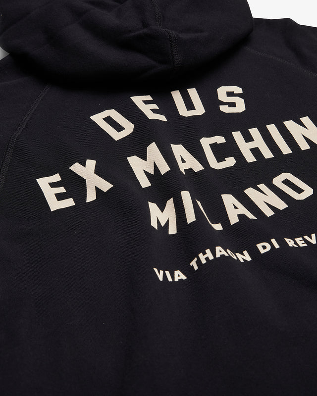 Milano Address Hoodie - Black