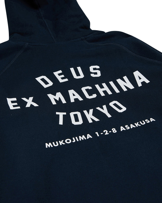Sudadera con capucha Tokyo Address - Azul marino