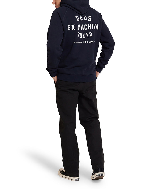 Sudadera con capucha Tokyo Address - Azul marino