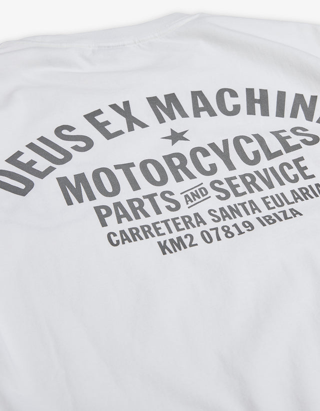 Ibiza Address Tee - White