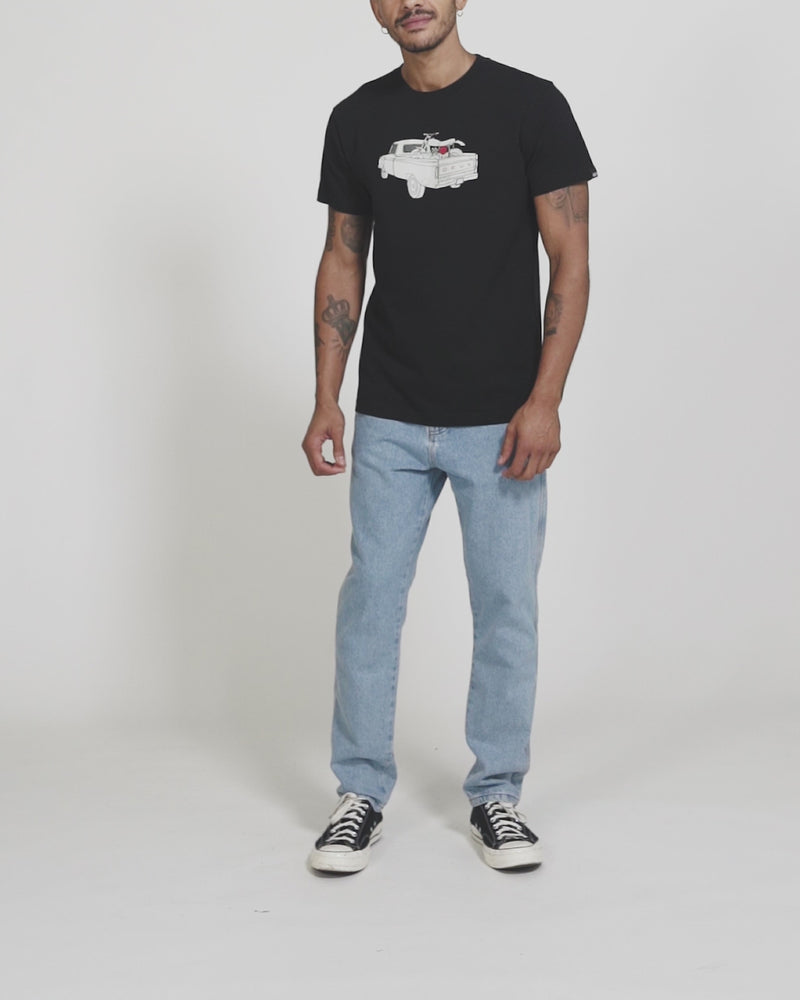 Carby Pickup Tee - Black