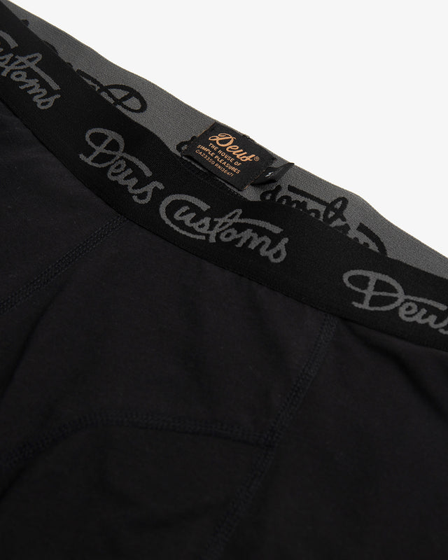 Mid Rise Trunks (3 Pack) - Black