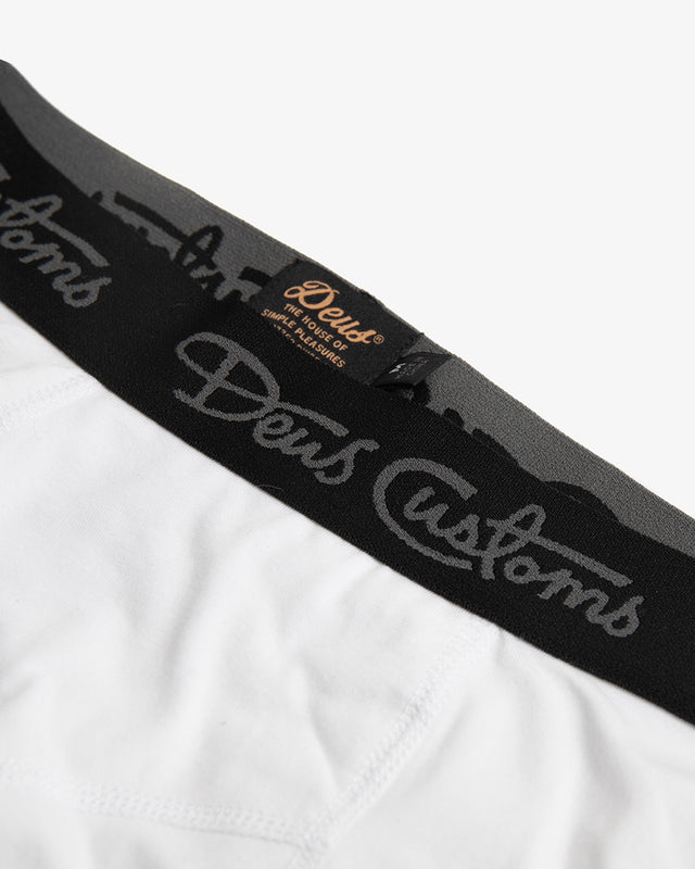Mid Rise Trunks (3 Pack) - White